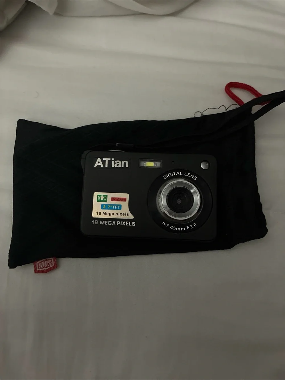 18MP Compact Digital Camera - Black